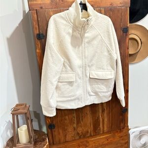 RACHEL Rachel Roy Cream Teddy Jacket